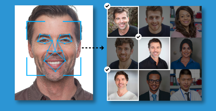 Face recognition alert raised above the review threshold